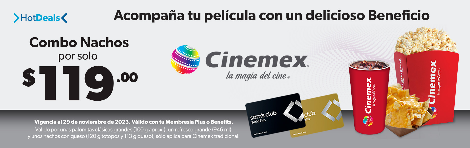 Sam's Club samsclub samsbenefits hazte socio cine viajes hot deals restaurantes educacion ropa accesorio mascotas salud entretenimiento fitness puntos